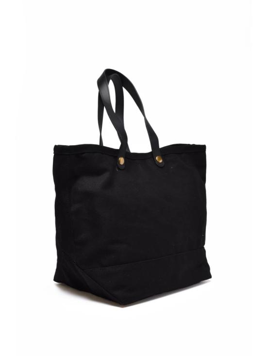 25FW 비비안웨스트우드 토트백 검정색 유틸리티 엠블럼 클립 잠금 파이버 - VIVIENNE WESTWOOD