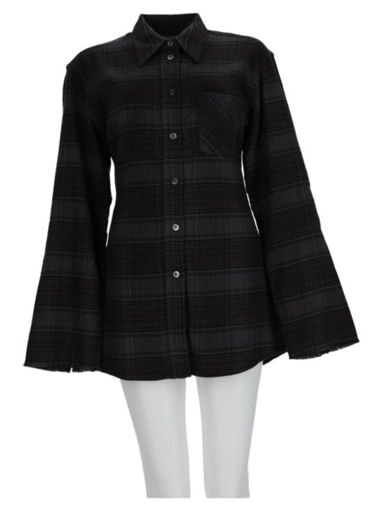 26FW 아워레가시 데이지 녹턴 체크 셔츠 데이지 녹턴 체크 셔츠 W4262DFN FADEDNOCTURNECHECKFLANNEL Black