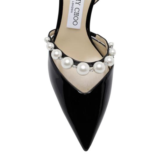 26FW 지미추 힐/펌프스 AURELIE 65 XKMBLACK WHITE - JIMMY CHOO