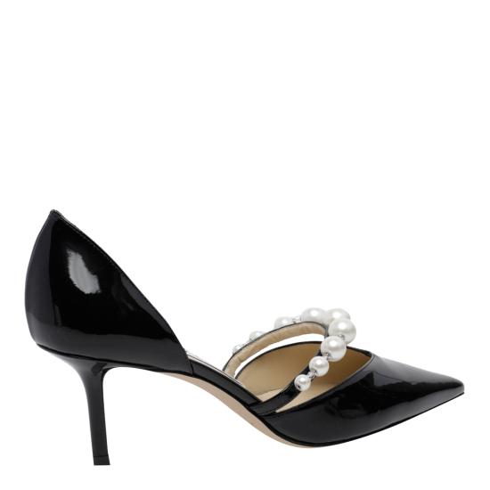 26FW 지미추 힐/펌프스 AURELIE 65 XKMBLACK WHITE - JIMMY CHOO