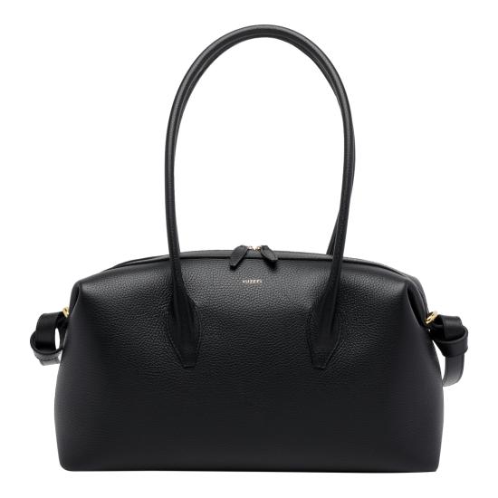 26FW 유제피 숄더백 BRIOCHE DUFFLE PEBBLE GRAIN LEATHERL034 BLACK