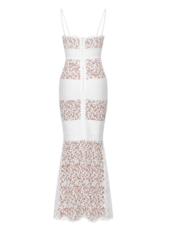 26FW 에르베레제 미디 원피스 HLC8577169 902 WHITE - HERVE LEGER