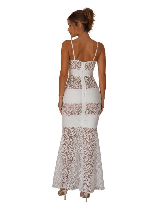 26FW 에르베레제 미디 원피스 HLC8577169 902 WHITE - HERVE LEGER