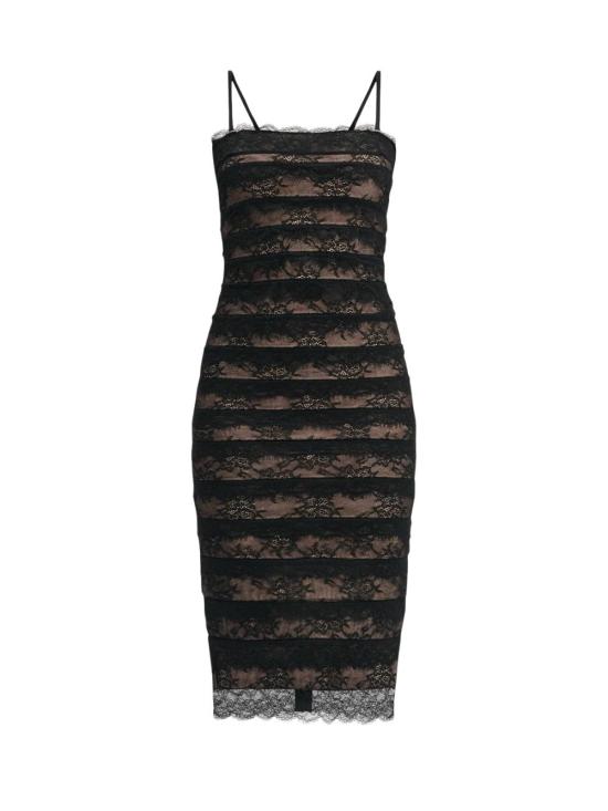 26FW 에르베레제 미디 원피스 HLC8578441 001 BLACK