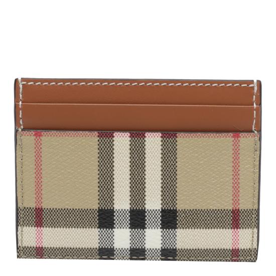 26FW 버버리 체크 카드 케이스 8109801 A9534 BEIGE - BURBERRY