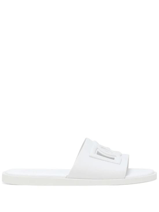26FW 돌체앤가바나 러버 비치웨어 슬리퍼 CS2215AN994 87163 BIANCO OTTICO