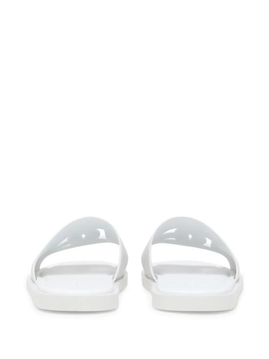 26FW 돌체앤가바나 러버 비치웨어 슬리퍼 CS2215AN994 87163 BIANCO OTTICO - DOLCE & GABBANA