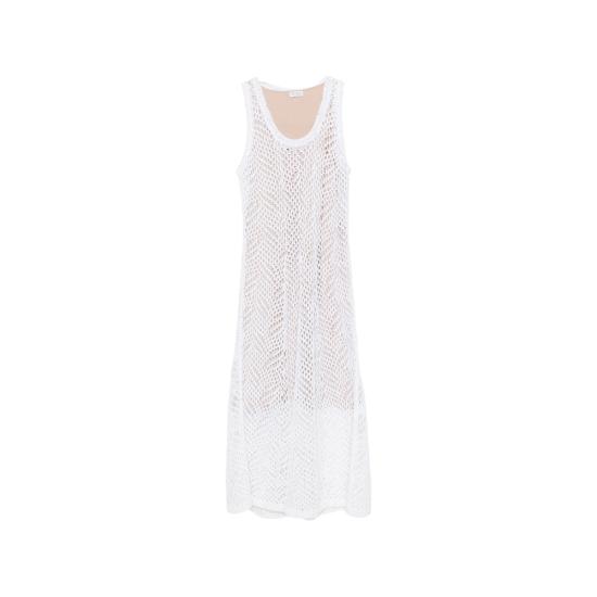 27SS 브루넬로 쿠치넬리 원피스 MCO578A70 C159 WHITE