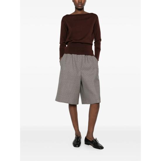 26FW 나인인더모닝 숏팬츠 9FW26 TSC01 CHEKA NEUTRALS BROWN - NINE IN THE MORNING
