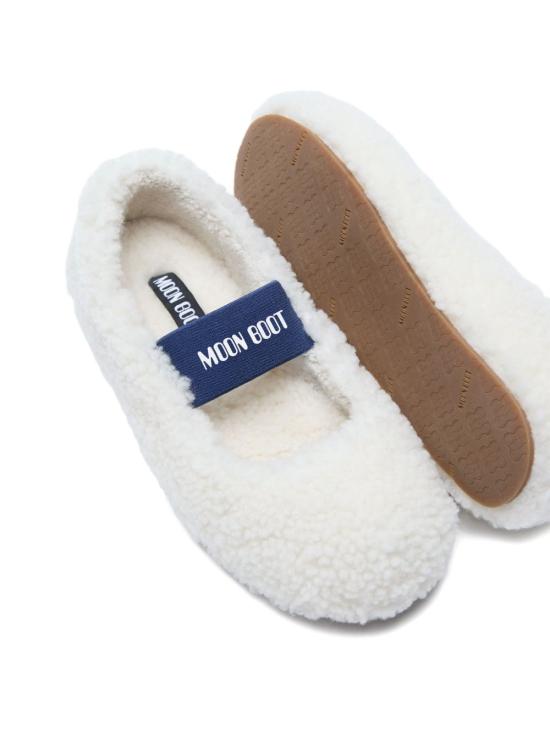 26FW 문부츠 시어링 퍼 발레리나 플랫슈즈 80D2400010 H017 ICE - MOON BOOT