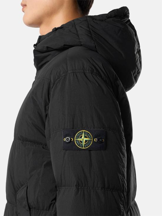 26FW 스톤 아일랜드 크링클 렙스 NY 패딩 재킷 L2S154100037 S0A23 V0029 BLACK - STONE ISLAND
