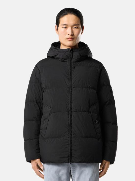 26FW 스톤 아일랜드 크링클 렙스 NY 패딩 재킷 L2S154100037 S0A23 V0029 BLACK - STONE ISLAND