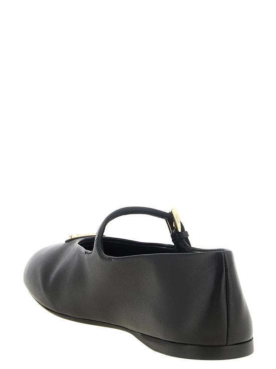 26FW 프라다 나파 레더 발레리나 1F793NFAA05038F0002 Black - PRADA