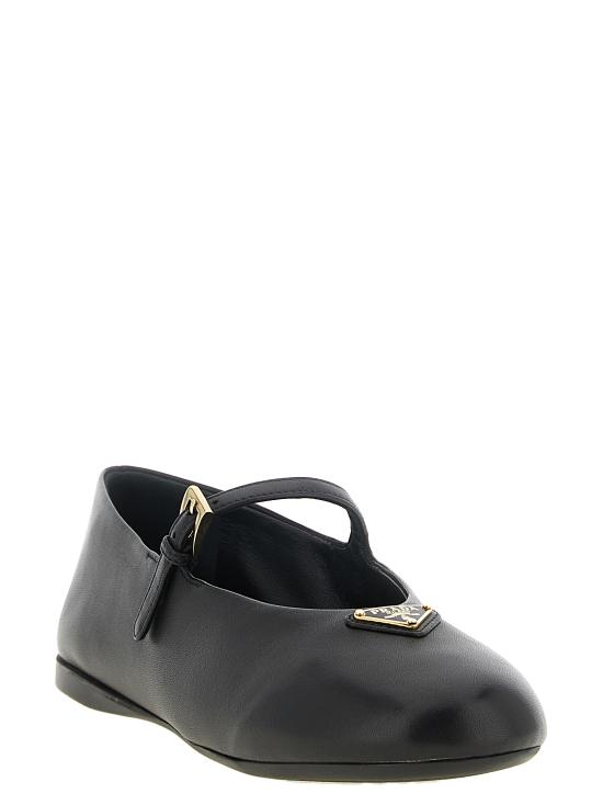 26FW 프라다 나파 레더 발레리나 1F793NFAA05038F0002 Black - PRADA