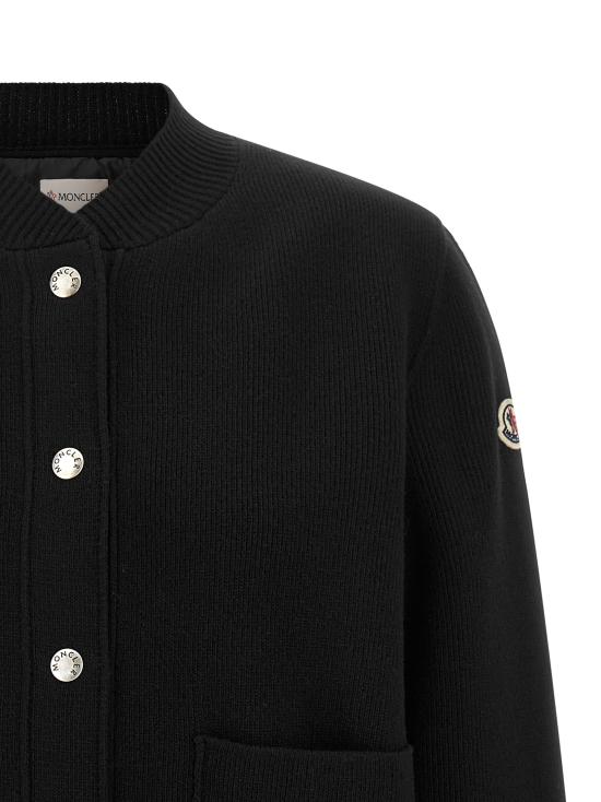 26FW 몽클레어 가디건 L20939B00023M4281999 Black - MONCLER