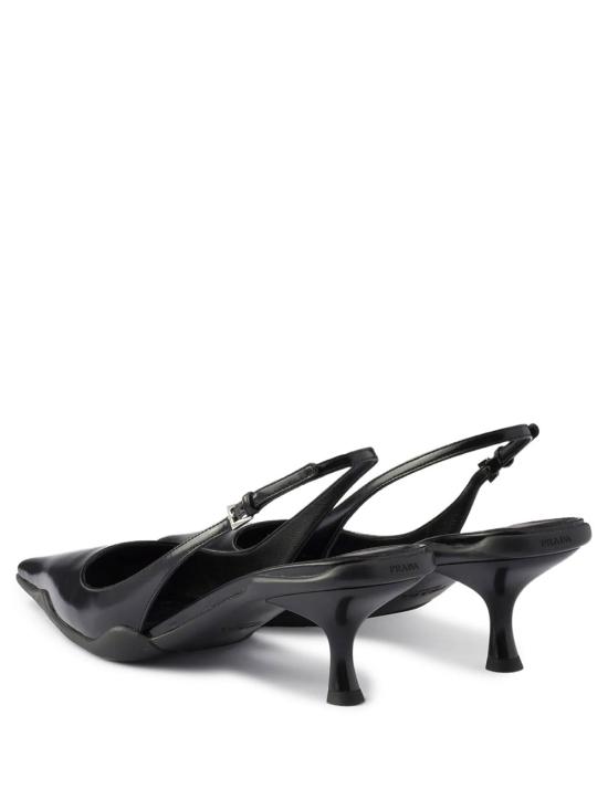 26FW 프라다 브러시드 가죽 슬링백 펌프스 1I659OF055 055 F0002 NERO - PRADA