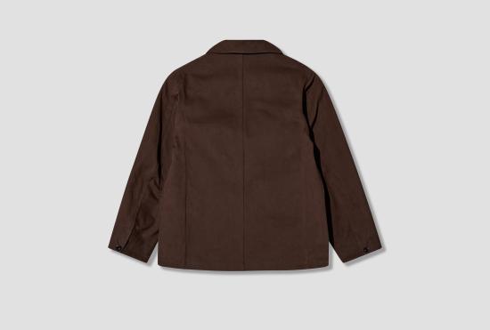 26FW 콩커스 수트 자켓 브루턴 블레이저 - 헤비 피치드 코튼 / 다크 브라운 AW-026-004 - CONKERS