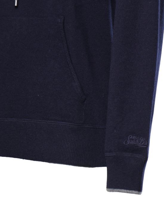 26FW 세인트바쓰 긴팔 티셔츠 WILB003 00044M BLUE - MC2 SAINT BARTH
