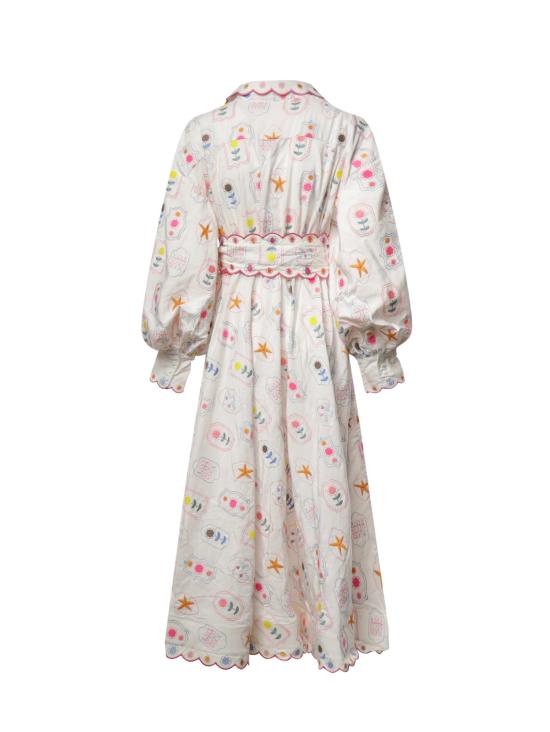 26FW 세실리아 반센 미디 원피스 AW26CBD19 MULTICOLOR - CECILIE BAHNSEN