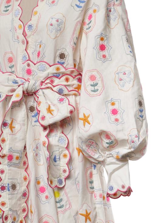 26FW 세실리아 반센 미디 원피스 AW26CBD19 MULTICOLOR - CECILIE BAHNSEN