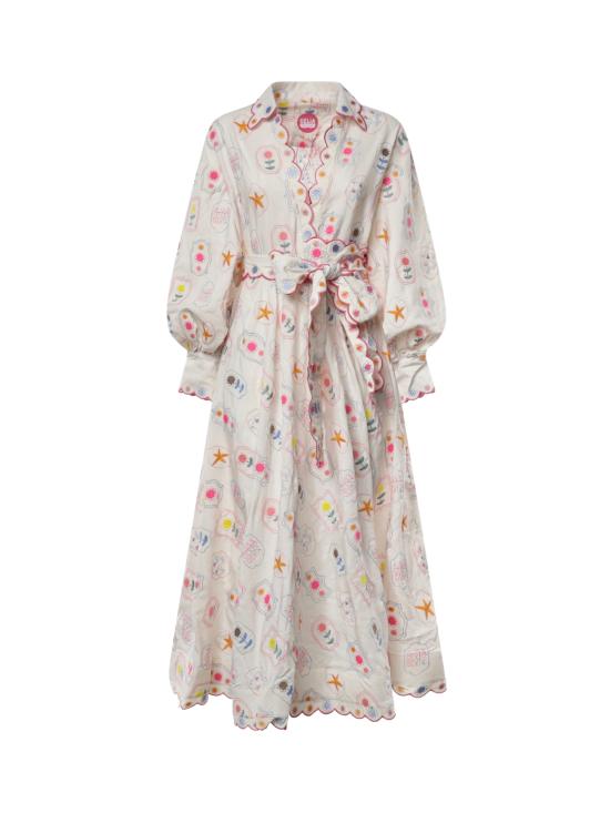 26FW 세실리아 반센 미디 원피스 AW26CBD19 MULTICOLOR