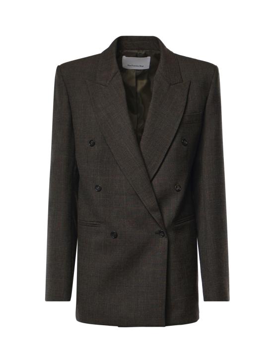 26FW 더프랭키샵 수트 자켓 BLFS22815445 OLIVE GLEN PLAID