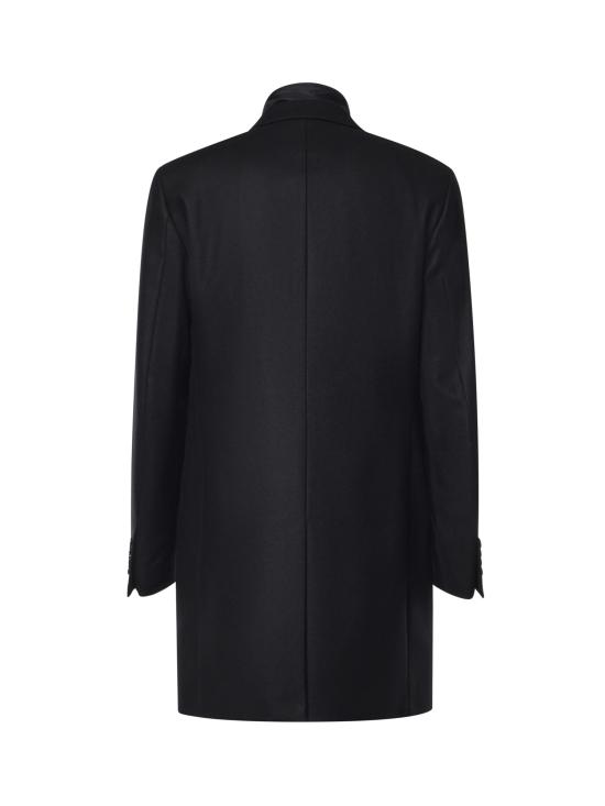26FW 페이 코트 NAM53531390GAH B999 BLACK - FAY
