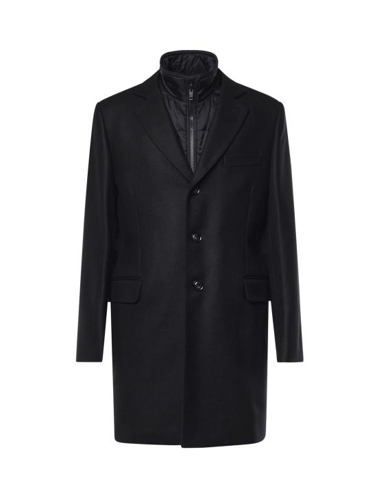 26FW 페이 코트 NAM53531390GAH B999 BLACK