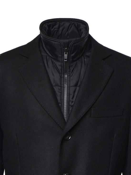 26FW 페이 코트 NAM53531390GAH B999 BLACK - FAY