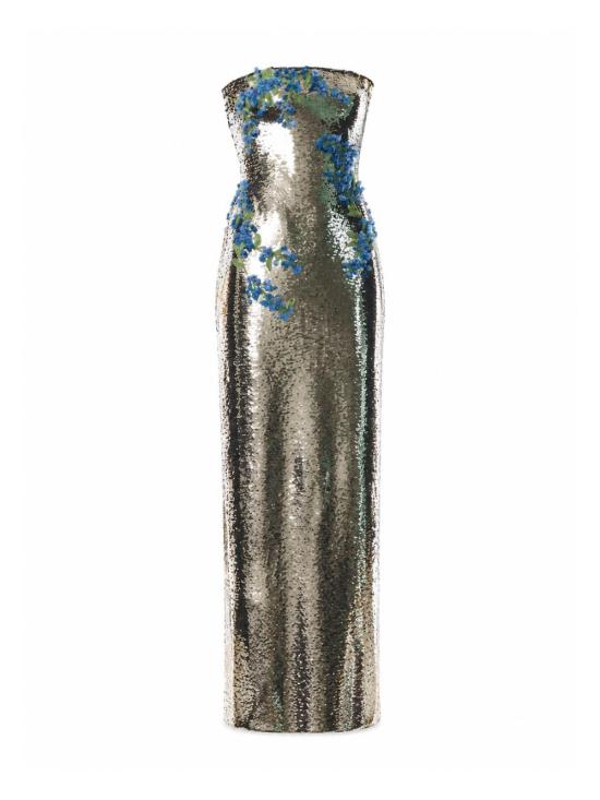 26FW MONIQUE LHUILLER 미디 원피스 26314 80 MULTICOLOR
