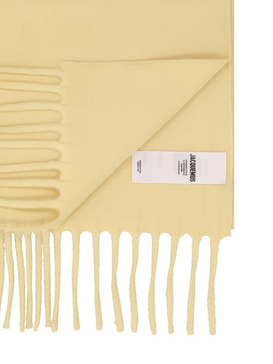 26FW 자크뮈스 머플러/스카프 ACU00880AK00361 205 PALEYELLOW - JACQUEMUS