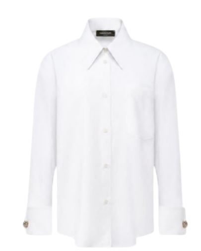 26FW 파비아나 필리피 셔츠 CAD226F693 D65021 BIANCO OTTICO