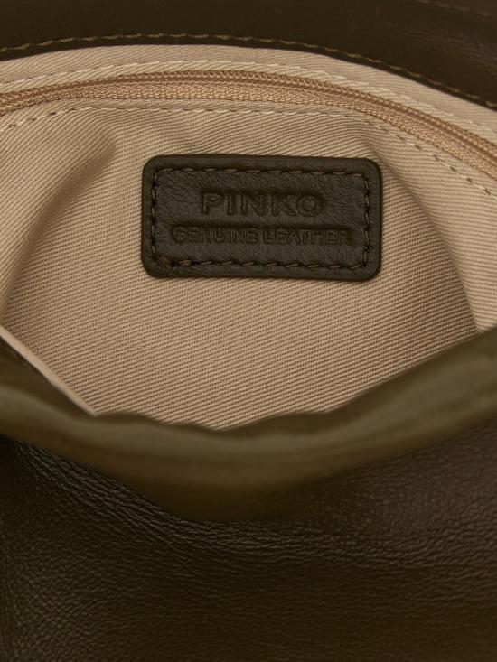 26FW 핑코 가방 107678POUCHFLOWER A0F2V65Y MILITAR GREEN - PINKO