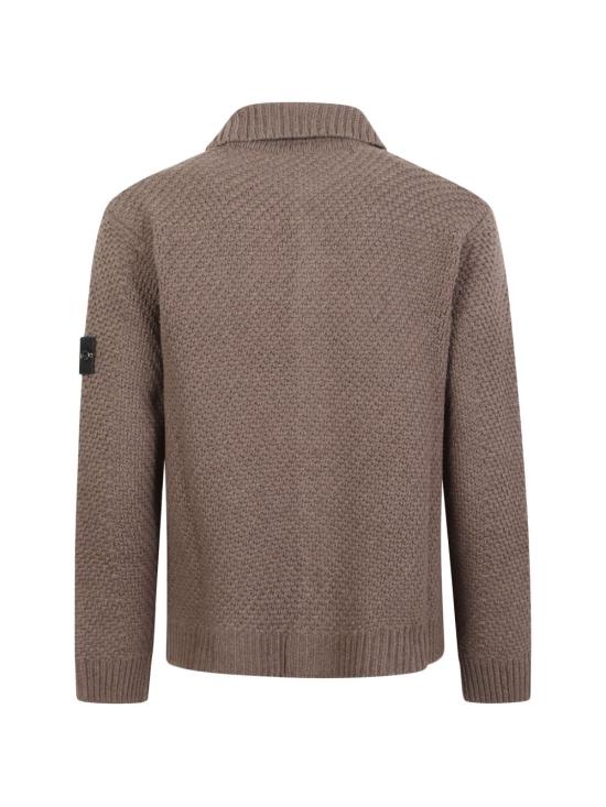 26FW 스톤 아일랜드 가디건 L2S155100056 S02A3V0M7C UMBER MELANGE - STONE ISLAND