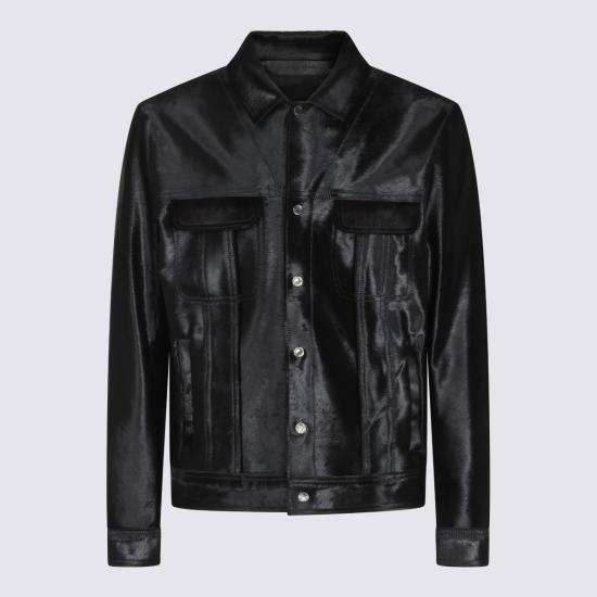26FW 살바토레 산토로 가죽 자켓 51650 CUEDBLACK