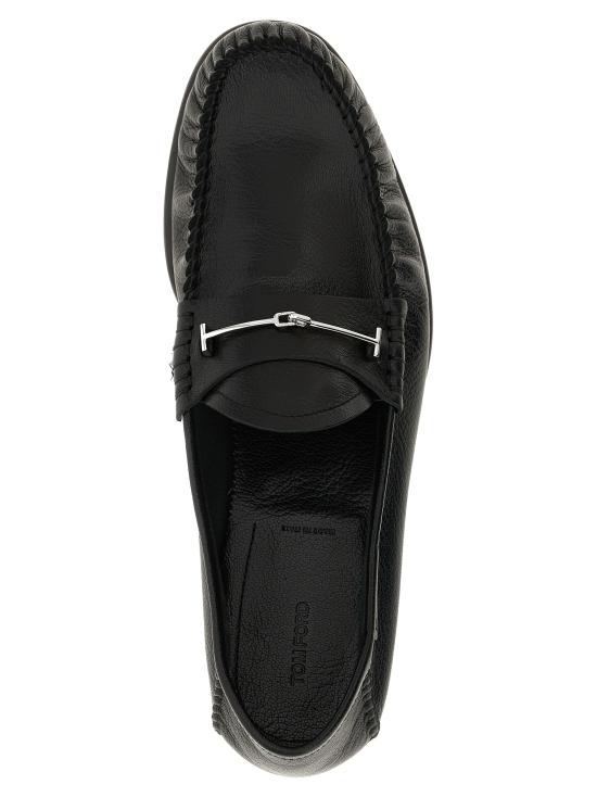 26FW 톰포드 로퍼 J1656LGO060PNAA Black - TOMFORD