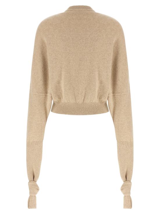 26FW 자크뮈스 가디건 26HSWW00647AK00282150 Beige - JACQUEMUS