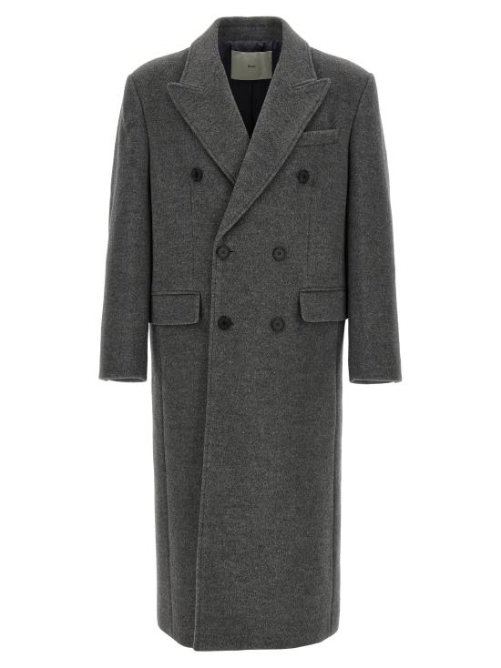 26FW 던스트 트렌치 코트 UDCO6D125G2MELANGEGREY Gray