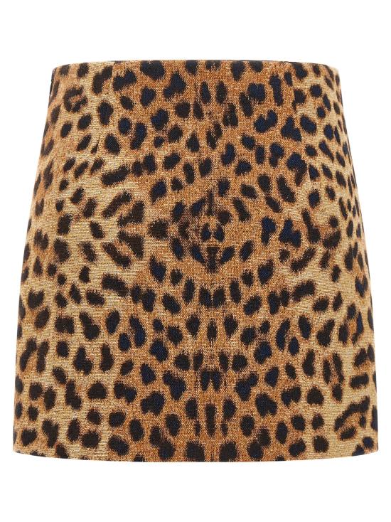 26FW 페데리카 보니파치 롱 스커트 GO001LEOPARDBEIGE Brown - FEDERICA BONIFACI