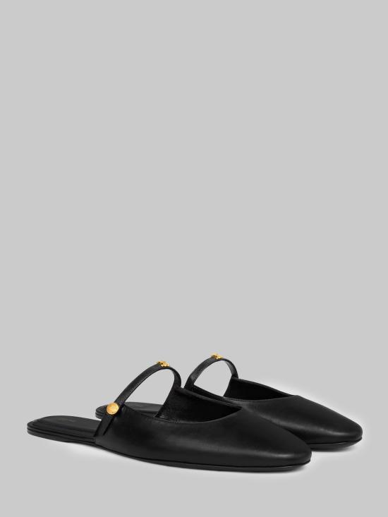 26FW 셀린느 마카롱 고트스킨 뮬 367925278C BLACK - CELINE
