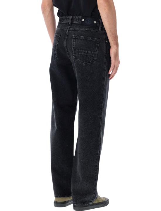 26FW 스톤 아일랜드 라이트 불 데님-TC 루즈핏 파이브 포켓 진 S14J100006S0J32 VJ902 MED BLACK WASH - STONE ISLAND