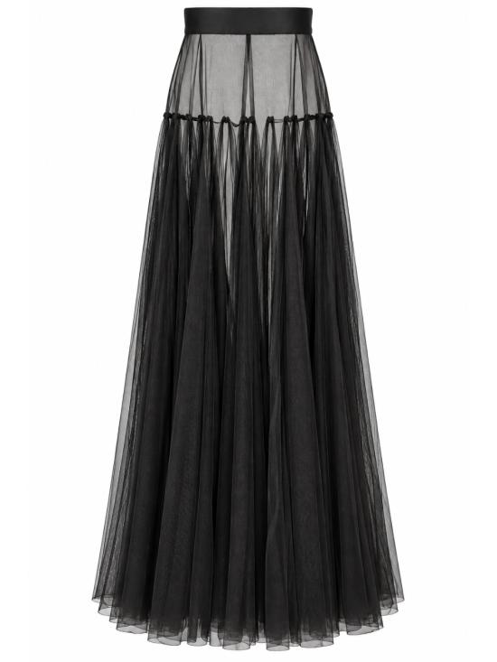 26FW 더로랑 숏 스커트 THE26SSSK 011 BLACK - THELAURENT
