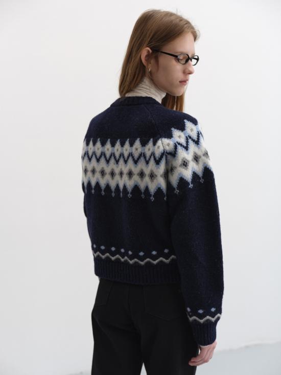 26FW 던스트 가디건 UDSW6D123 N2 BLUE - DUNST