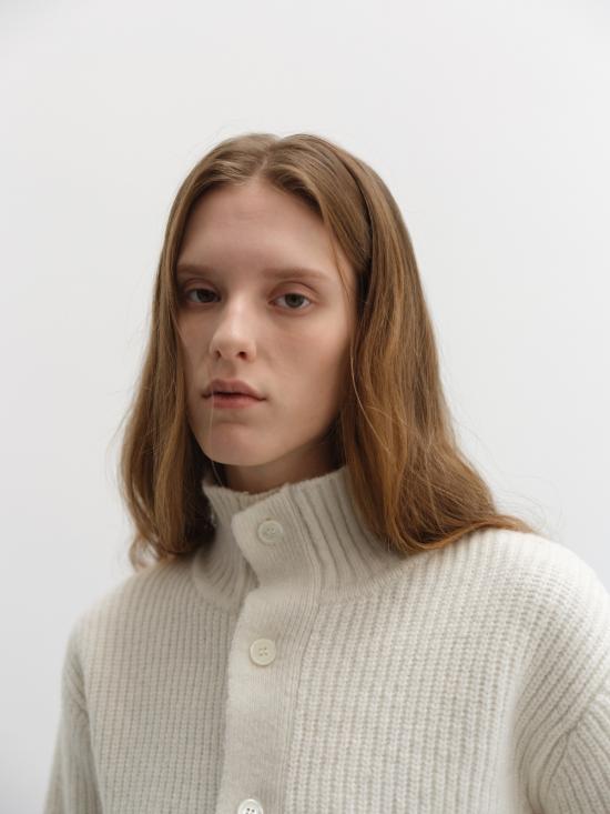 26FW 던스트 가디건 UDSW6D122 CR WHITE - DUNST