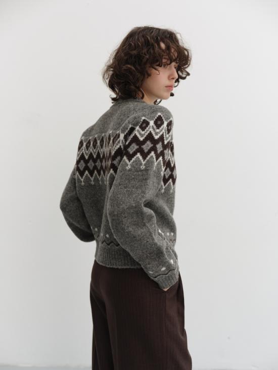 26FW 던스트 가디건 UDSW6D123 G2 GREY - DUNST
