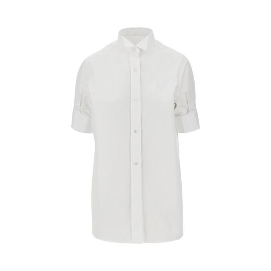 26FW 마르지엘라 코튼 숏슬리브 셔츠 S51DR0006S43001 White