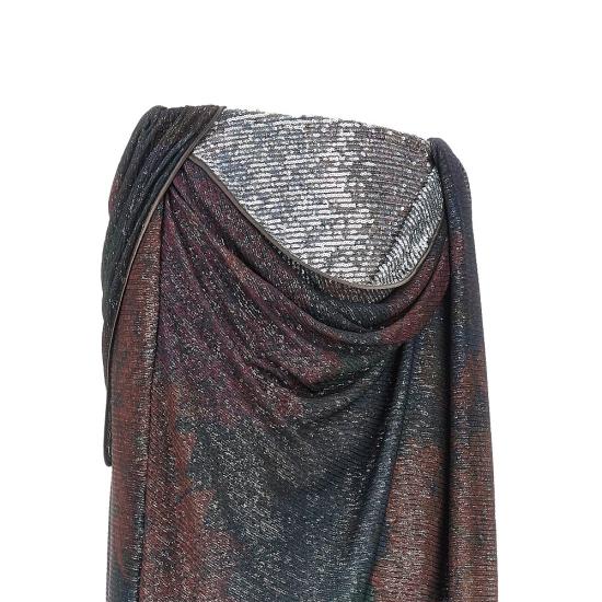 26FW 마르지엘라 프린티드 팔리에떼 드레이프 맥시 스커트 S51MI0017M20263 Multicolor - MAISON MARGIELA