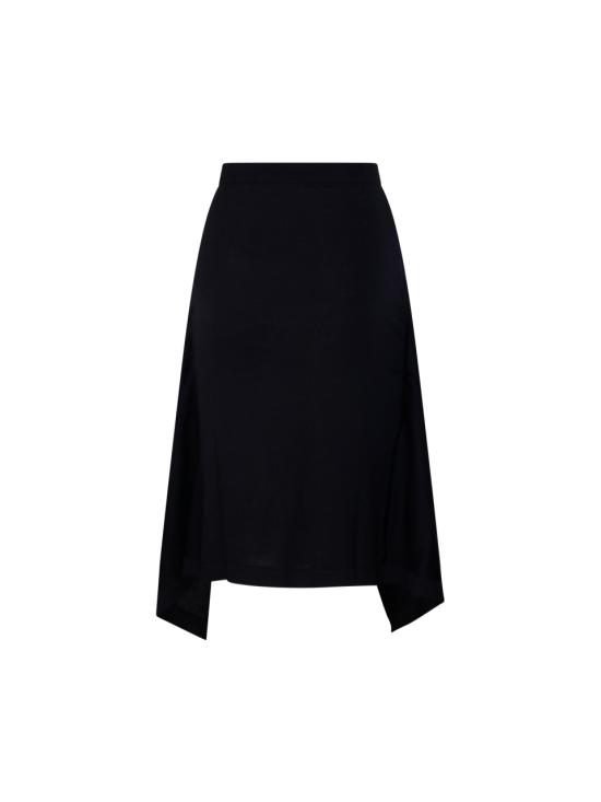 26FW 르메르 버튼 메리노 울 블렌드 스커트 SK1082 LK1063 BK999 BLACK - LEMAIRE