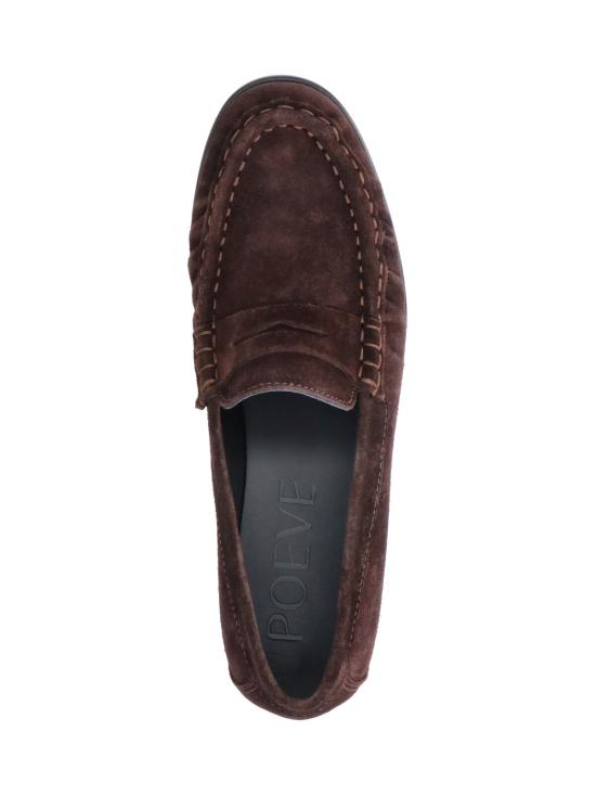 26FW 포에베 로퍼 WDO27 VITELLO SCAMOSCIATO TDM 5 BROWN - POEVE