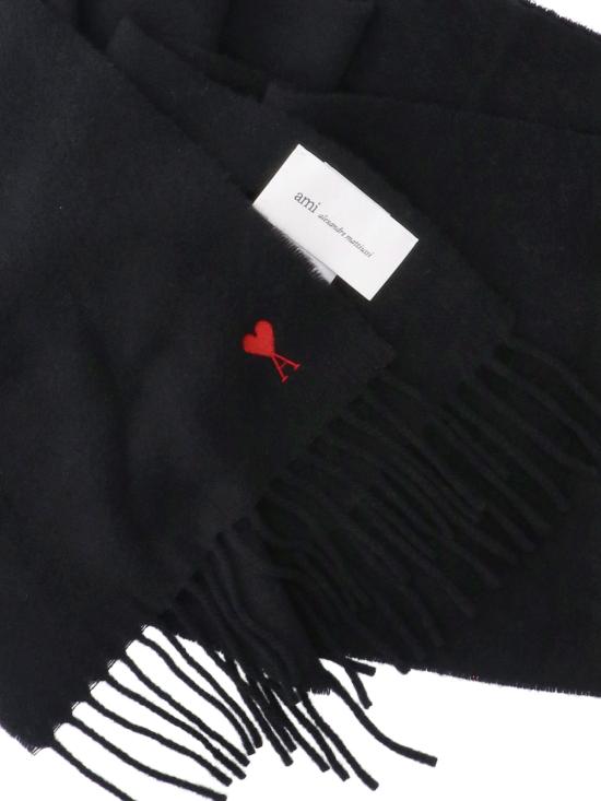 26FW 아미 머플러/스카프 USF705 AW0047 001 BLACK - AMI